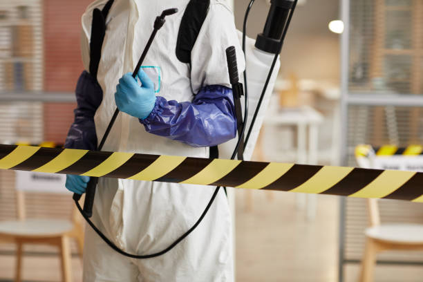 Professional Blood Cleanup technician working in Inwood, NY